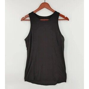 Athleta Tank Top Womens XS Black Back-Cutout Light Basic Soft Shirt Athleisure